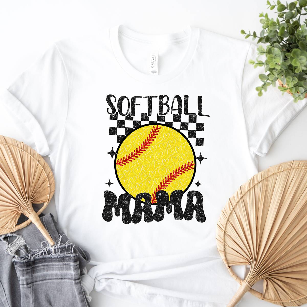Softball Mama Unisex Fit Cute T-Shirt