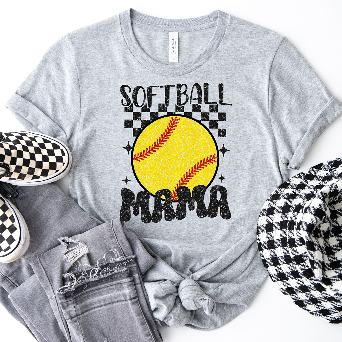 Softball Mama Unisex Fit Cute T-Shirt