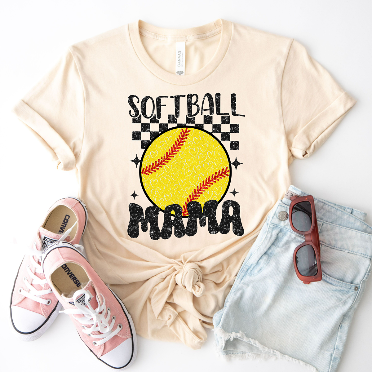 Softball Mama Unisex Fit Cute T-Shirt