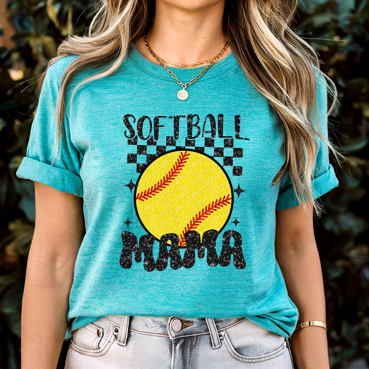 Softball Mama Unisex Fit Cute T-Shirt