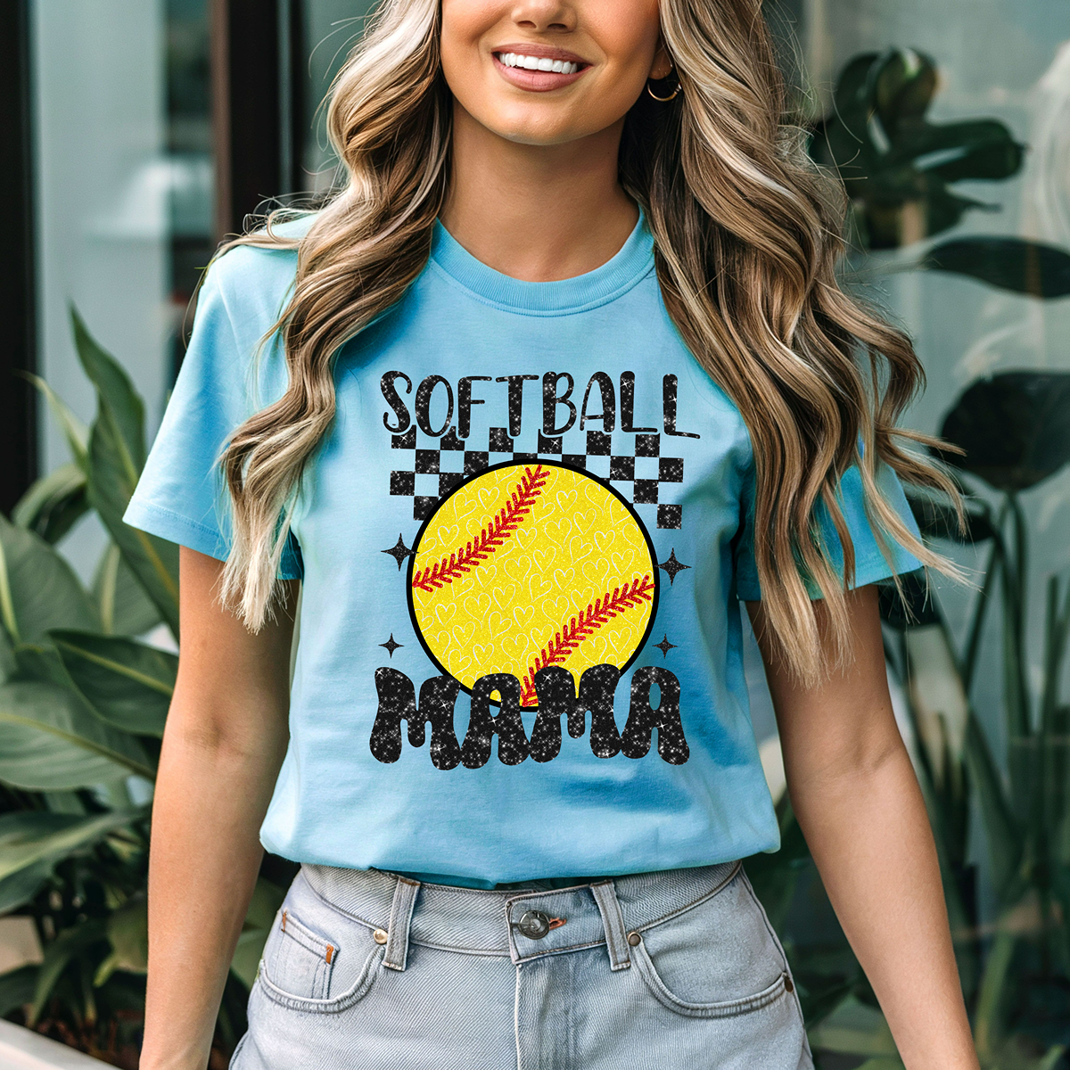 Softball Mama Unisex Fit Cute T-Shirt