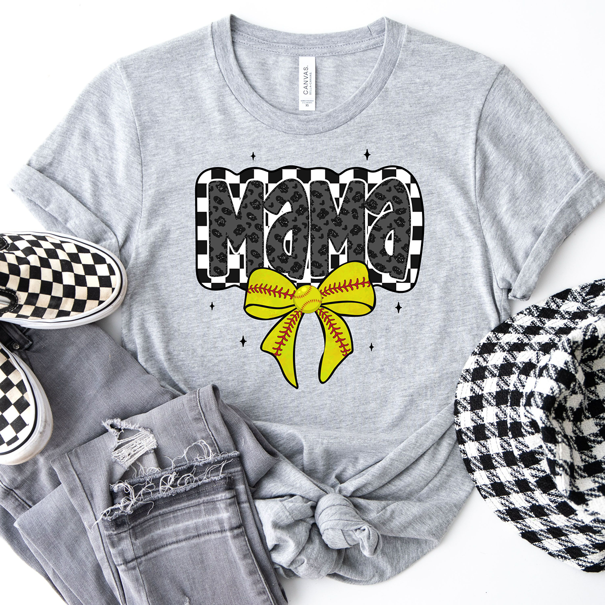 The Cutest Softball Mama Classic Fit T-Shirt