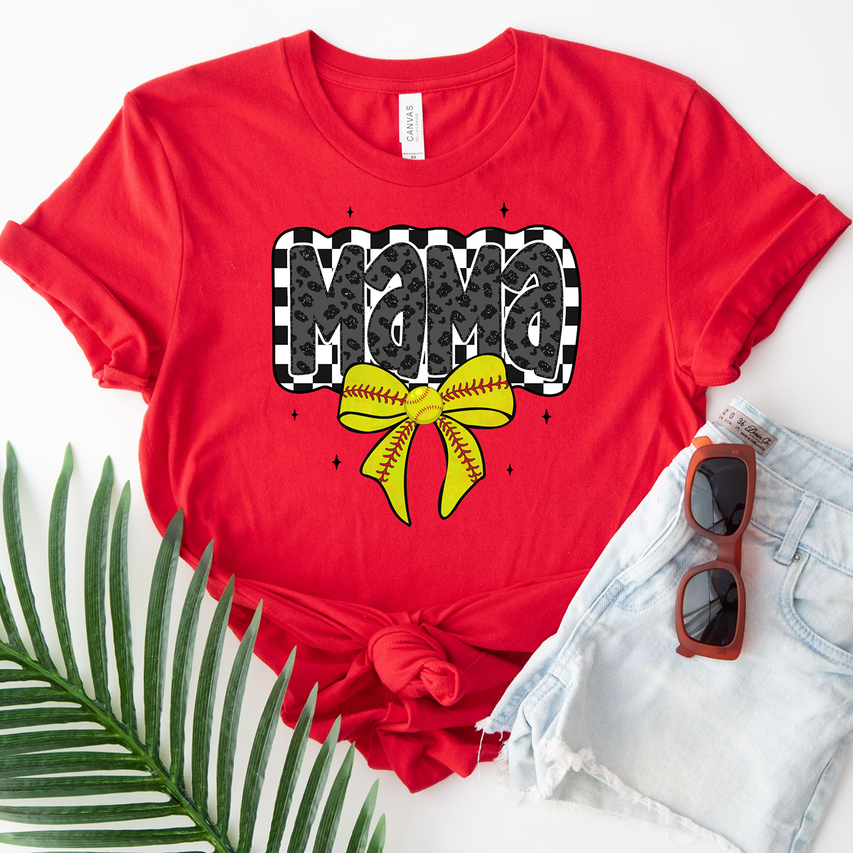 The Cutest Softball Mama Classic Fit T-Shirt