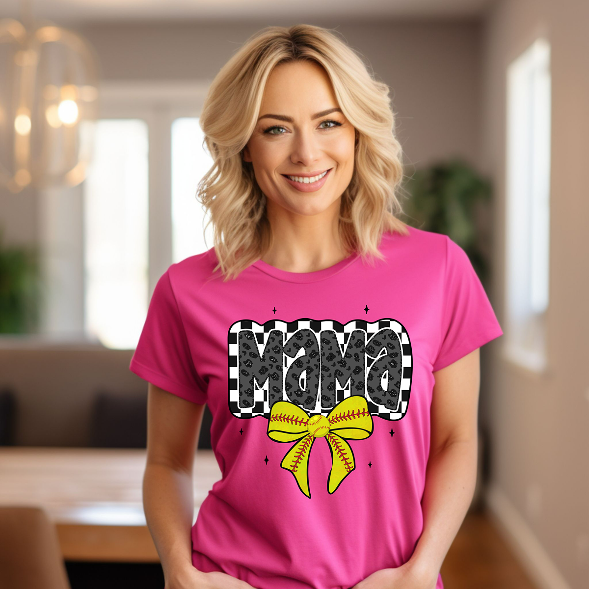 The Cutest Softball Mama Classic Fit T-Shirt