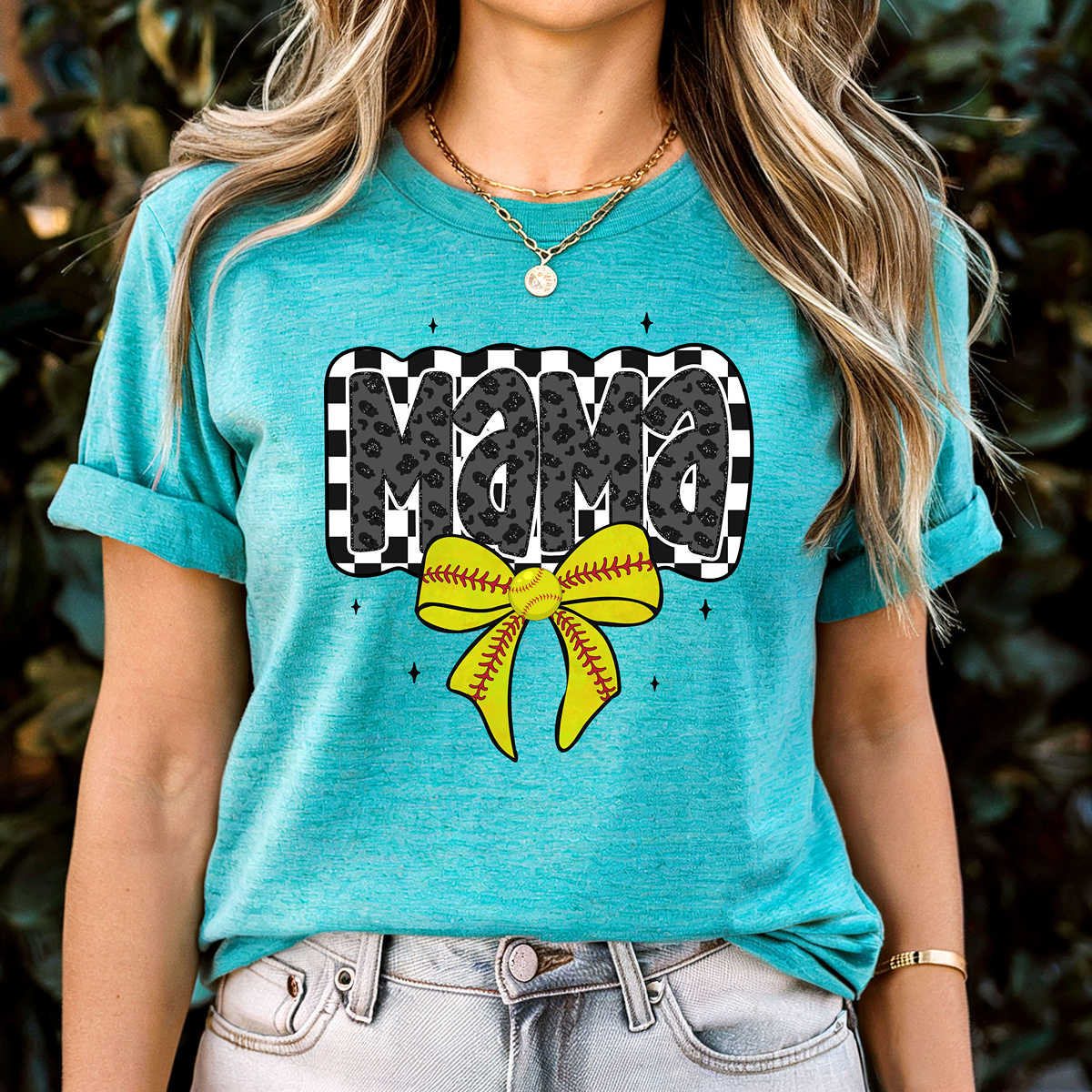 The Cutest Softball Mama Classic Fit T-Shirt