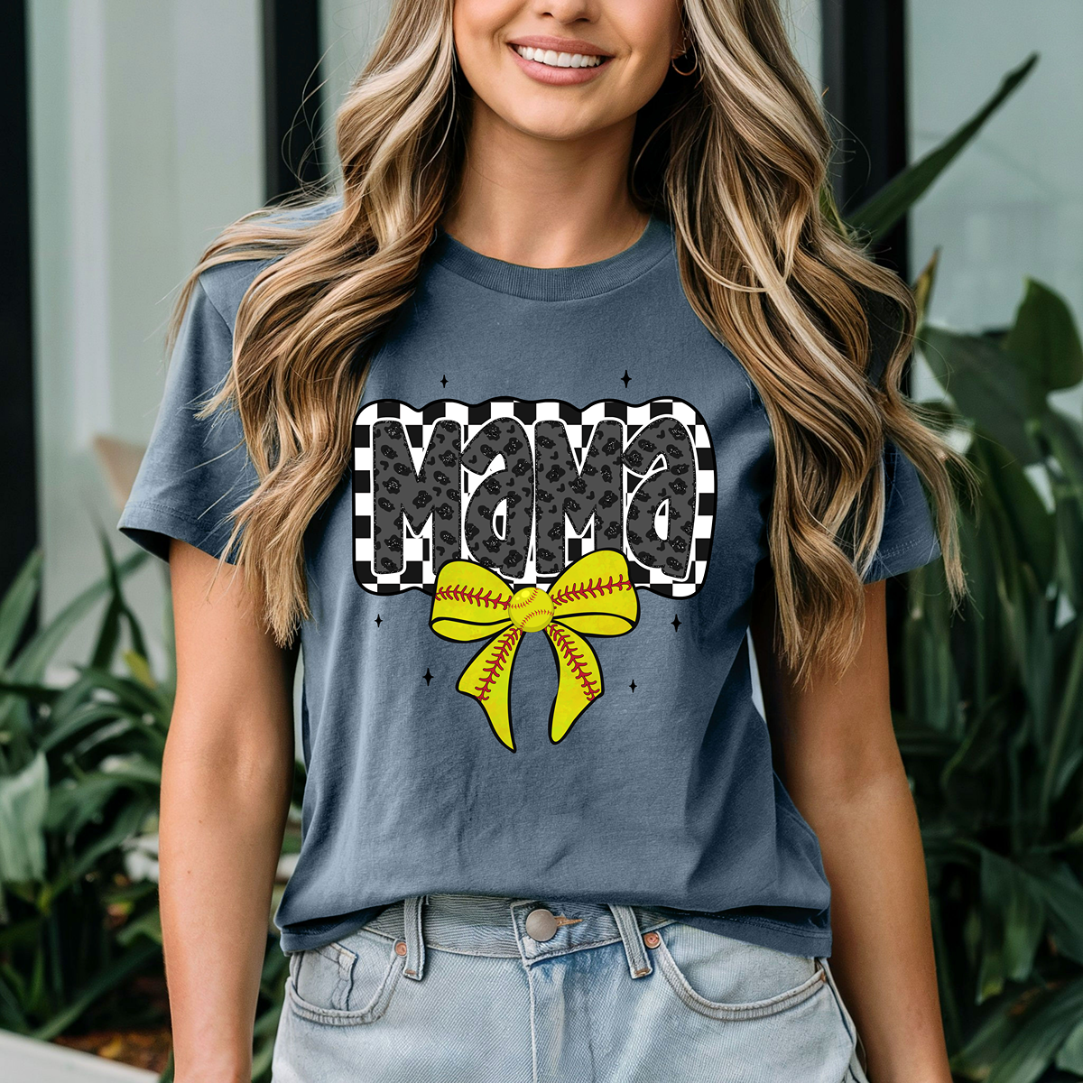 The Cutest Softball Mama Classic Fit T-Shirt