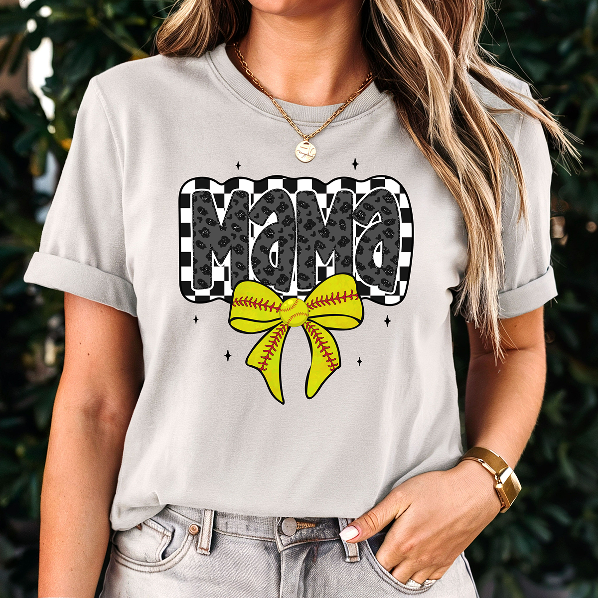 The Cutest Softball Mama Classic Fit T-Shirt
