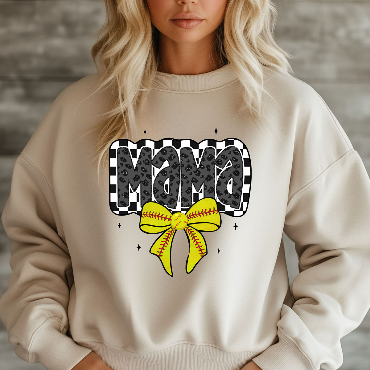 The Cutest Softball Mama Unisex Fit Pullover Sweatshirt