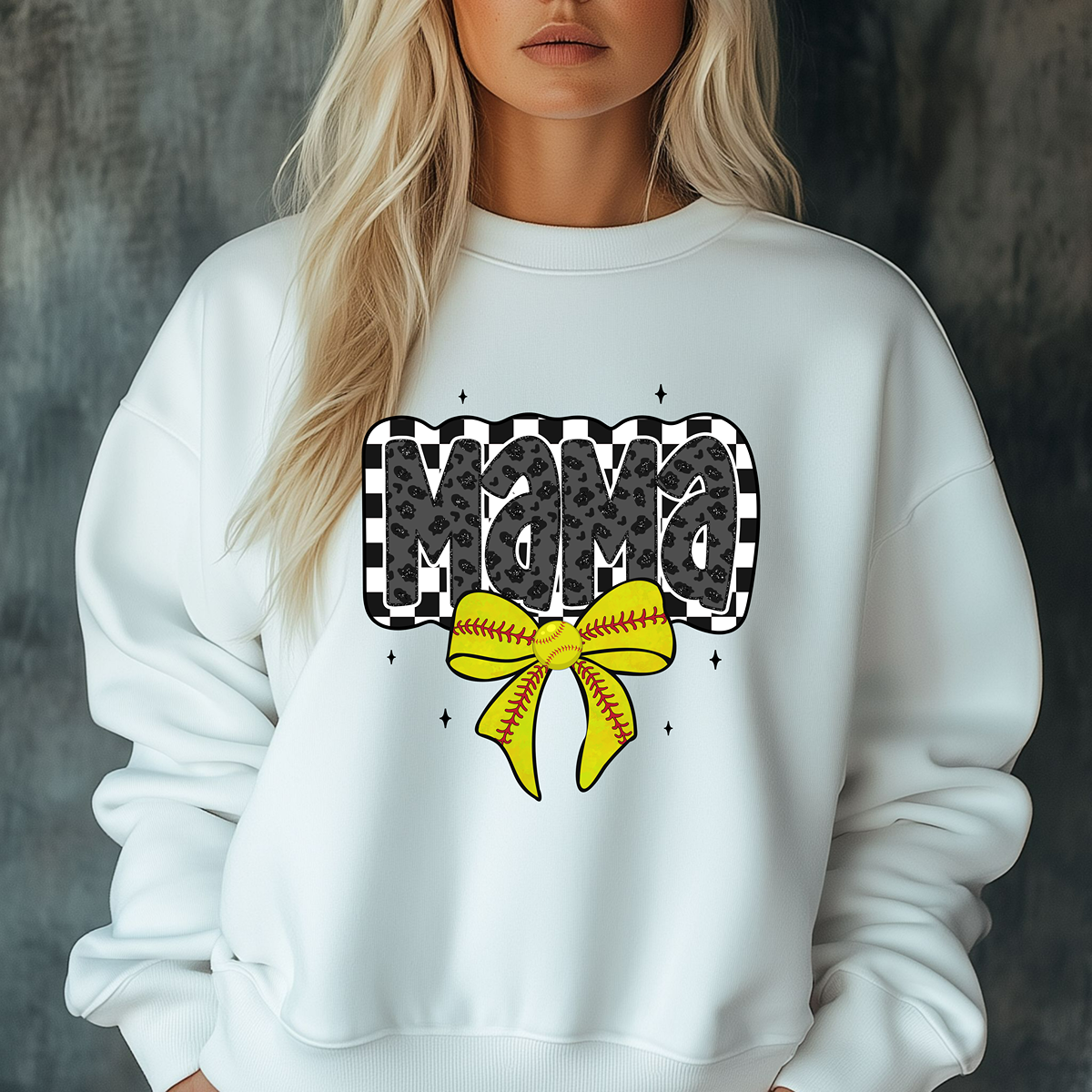 The Cutest Softball Mama Unisex Fit Pullover Sweatshirt