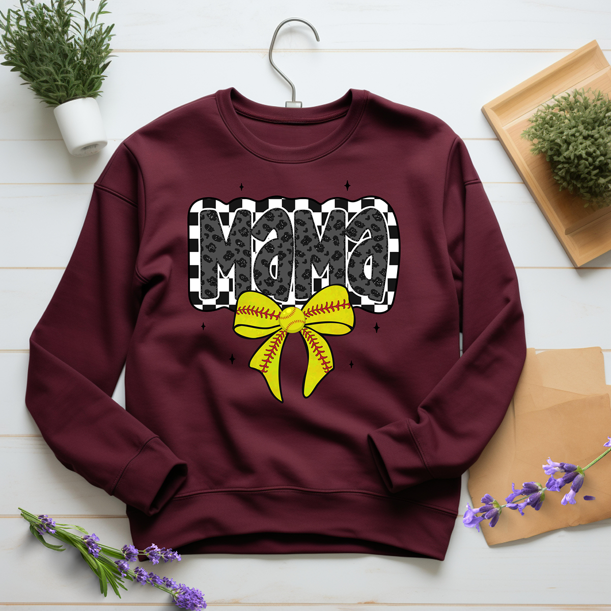 The Cutest Softball Mama Unisex Fit Pullover Sweatshirt