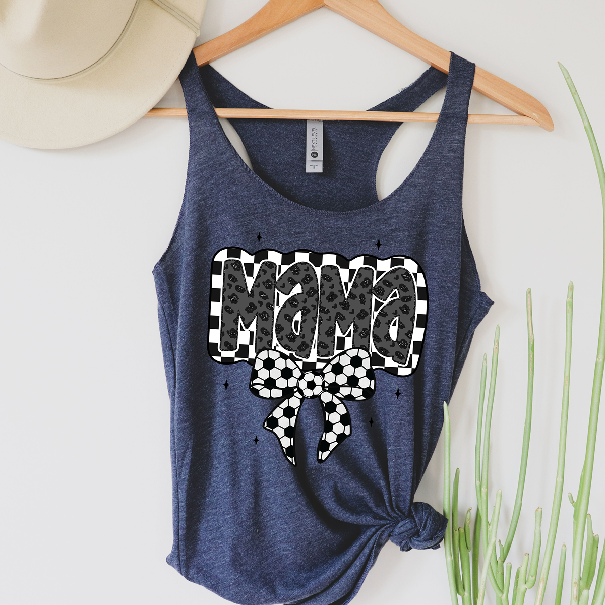 Super Cute Soccer Mama Women's Racerback Tank
