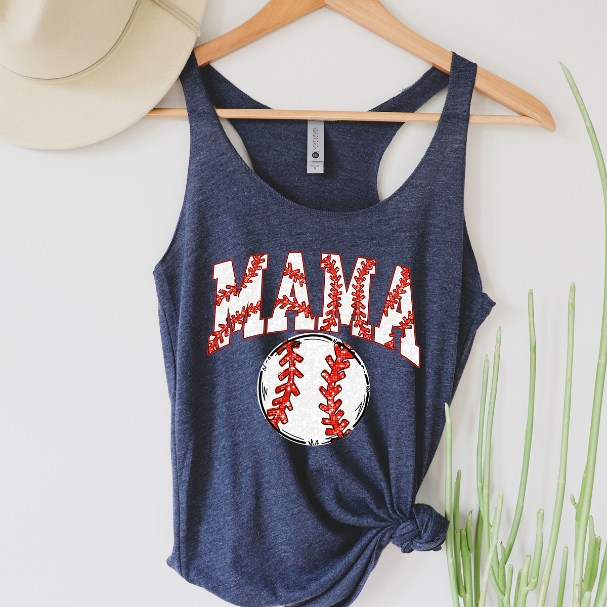 Baseball Mama Women's Racerback Tank