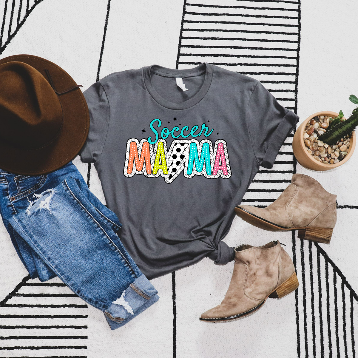 Retro Soccer Mama Super Cute & Comfy Unisex Fit Classic T-Shirt