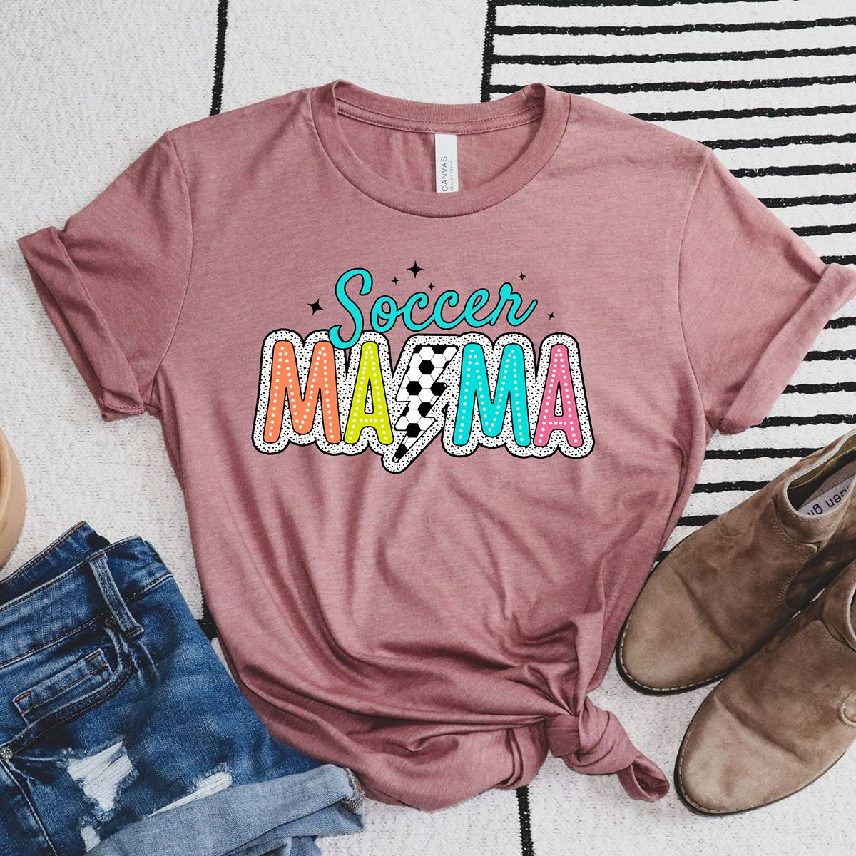 Retro Soccer Mama Super Cute & Comfy Unisex Fit Classic T-Shirt