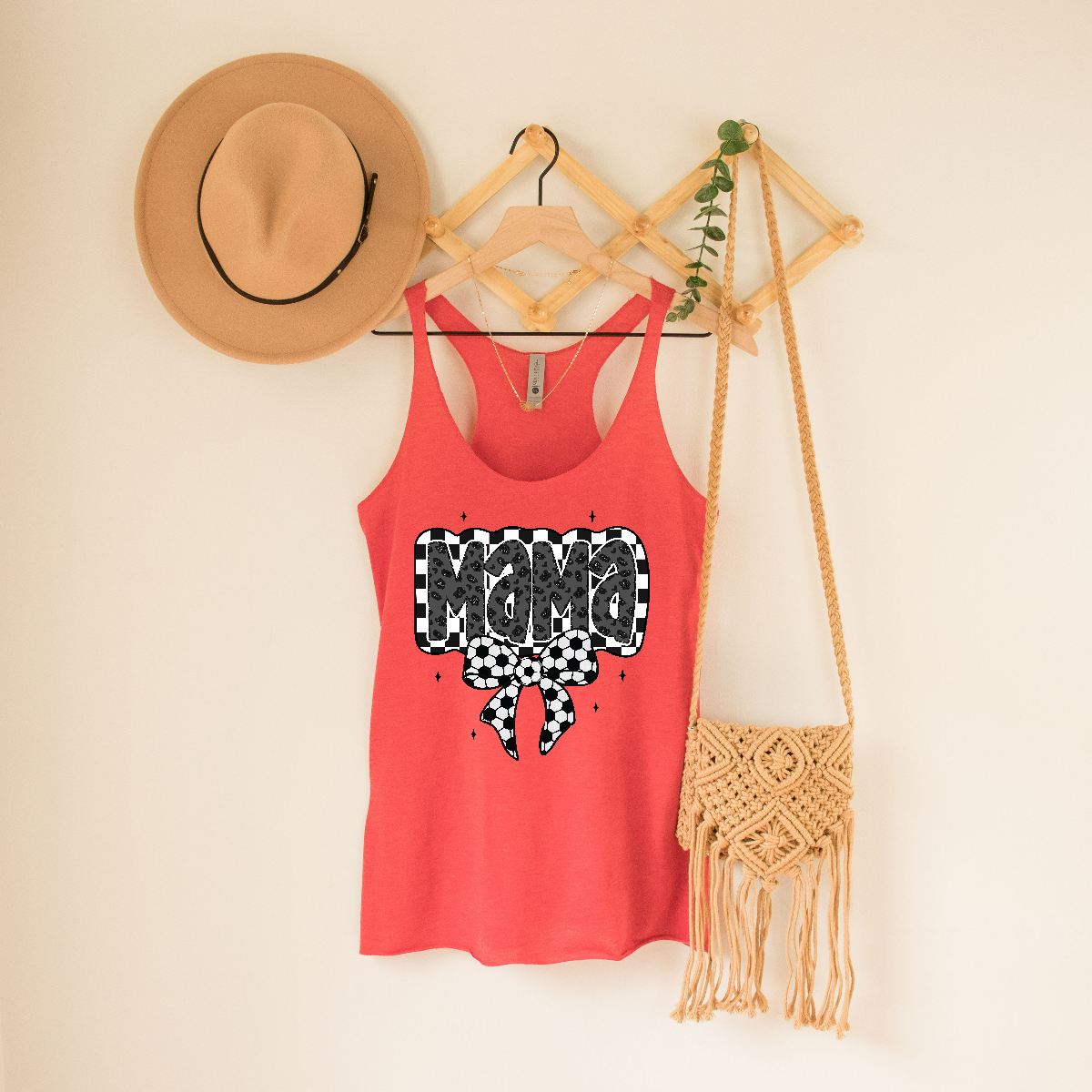 Super Cute Soccer Mama Women's Racerback Tank