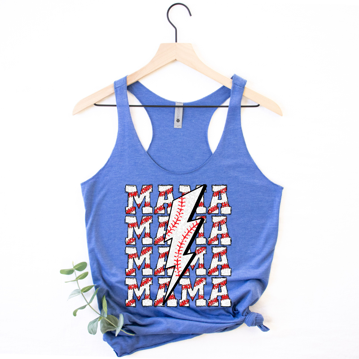 Baseball Mama Cute Women's Racerback Tank