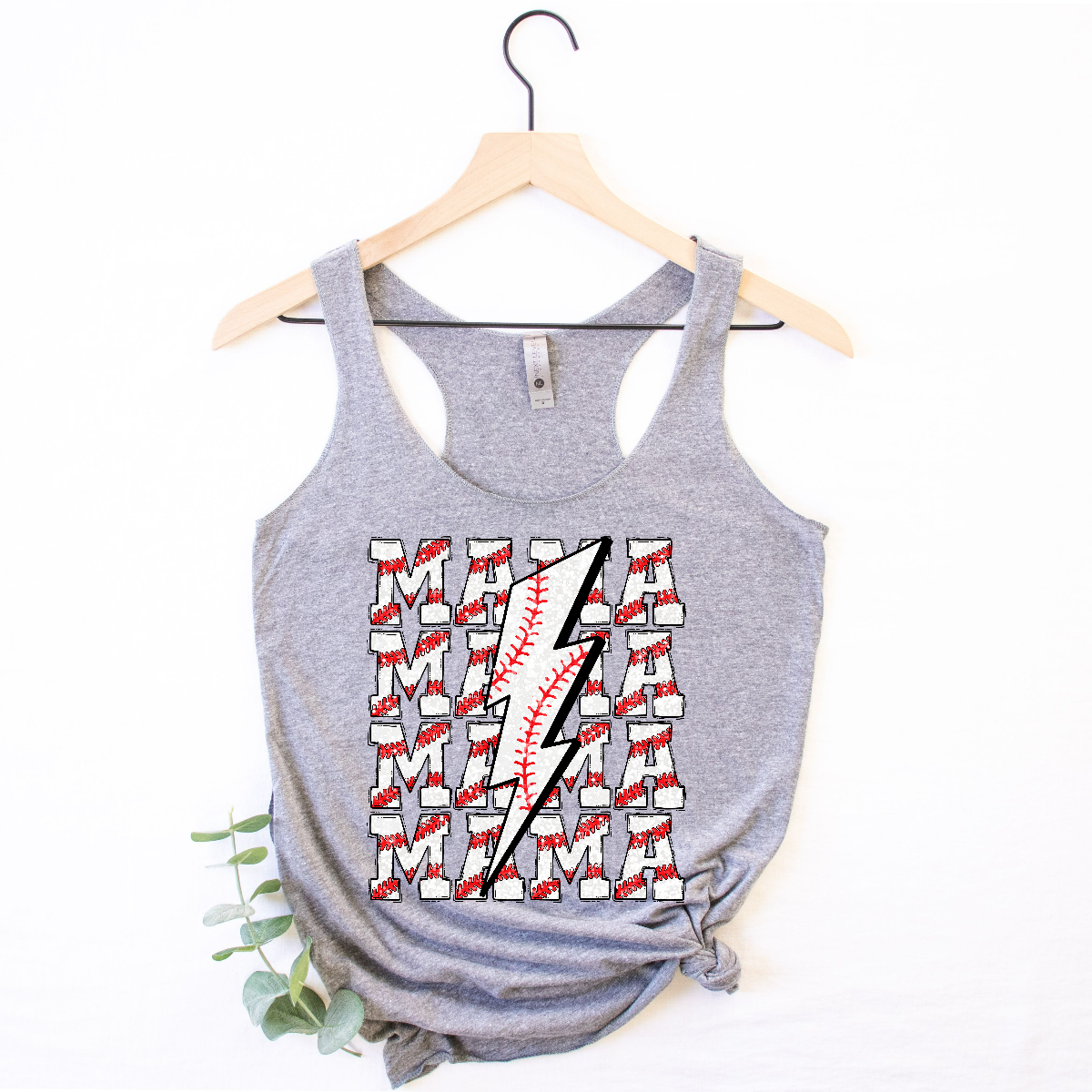 Baseball Mama Cute Women's Racerback Tank