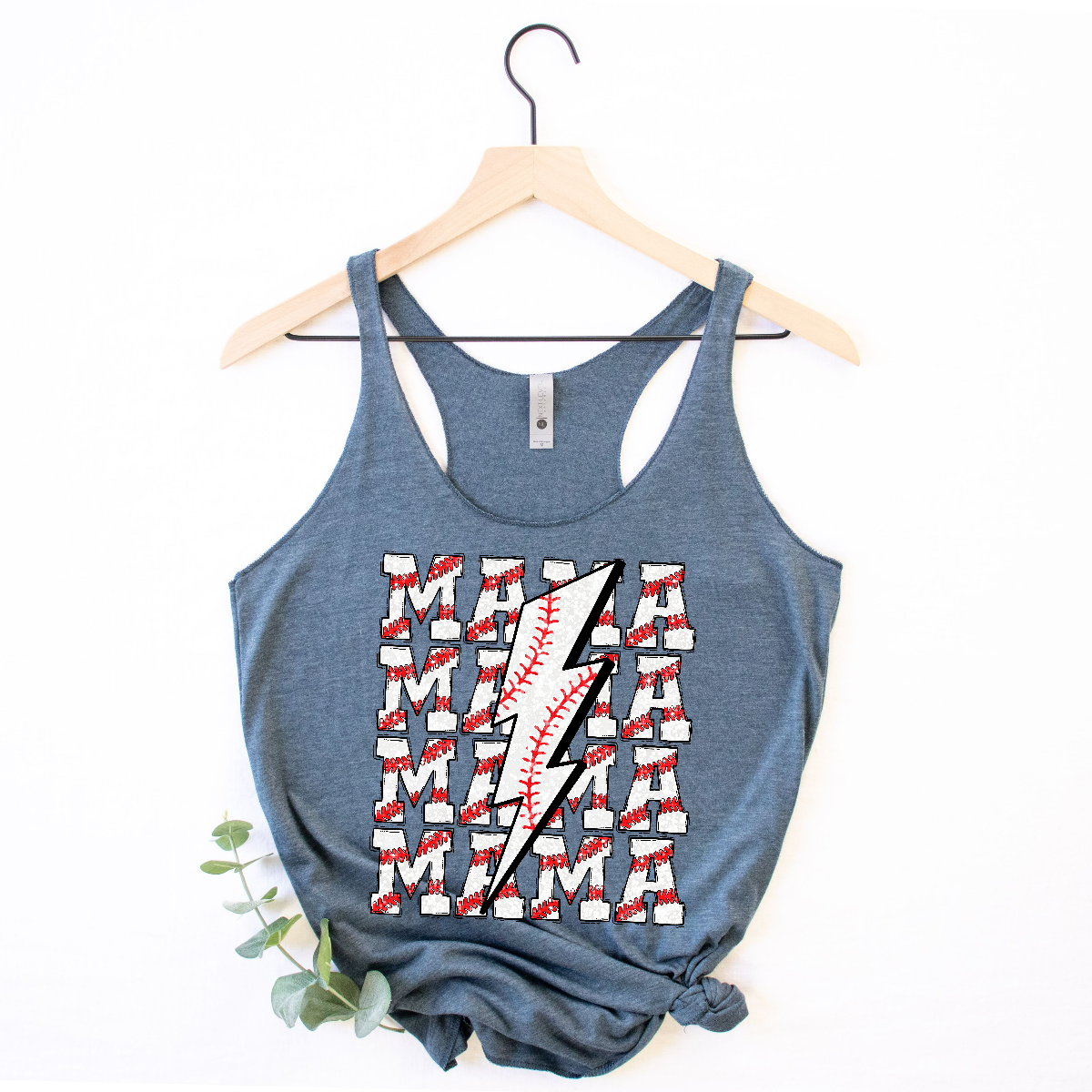 Baseball Mama Cute Women's Racerback Tank