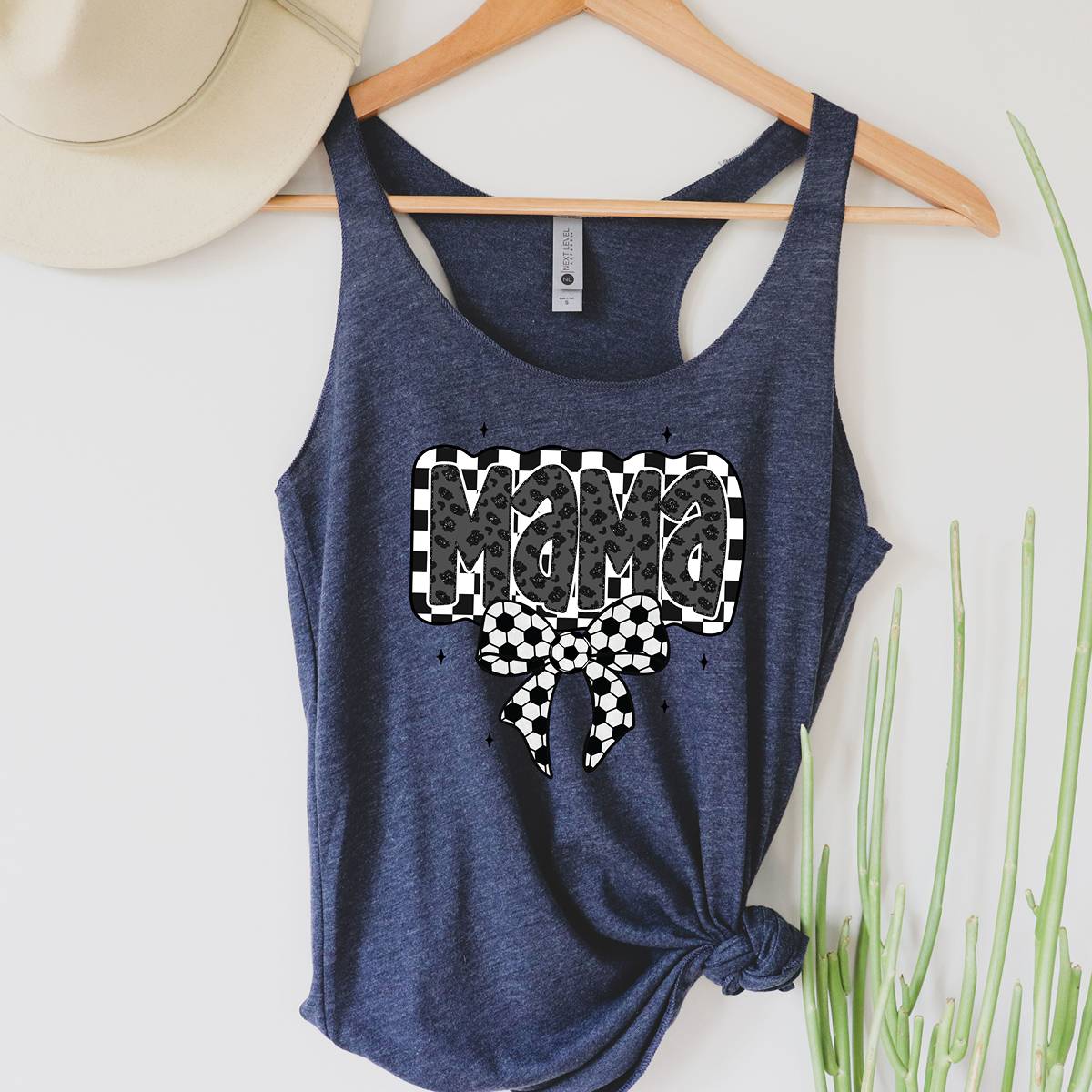 Super Cute Soccer Mama Women's Racerback Tank