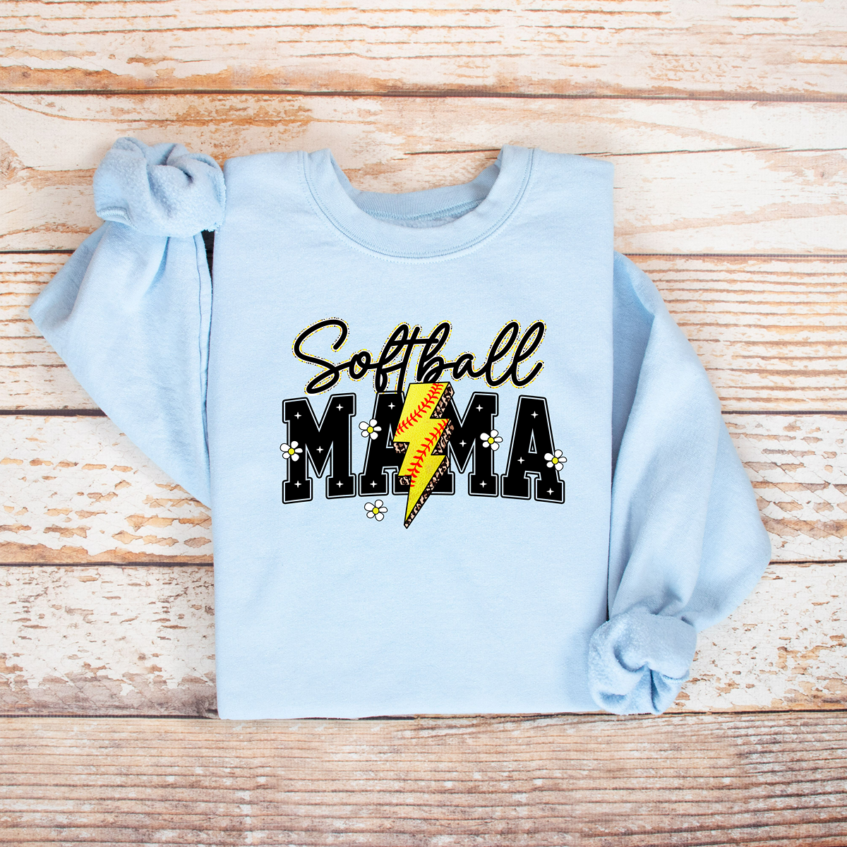 The Cutest Softball Mama Unisex Fit Pullover Sweatshirt