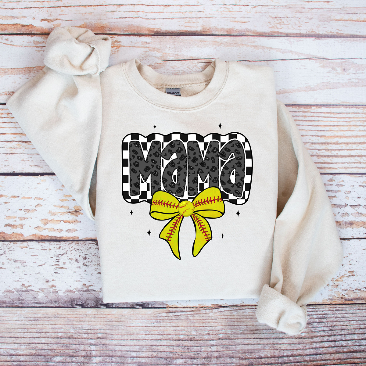 The Cutest Softball Mama Unisex Fit Pullover Sweatshirt