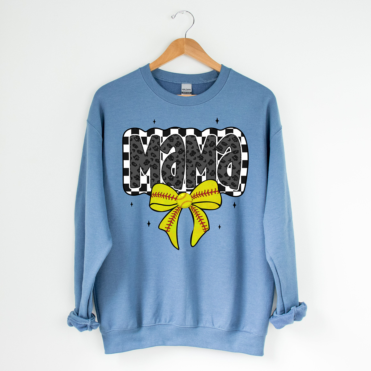 The Cutest Softball Mama Unisex Fit Pullover Sweatshirt