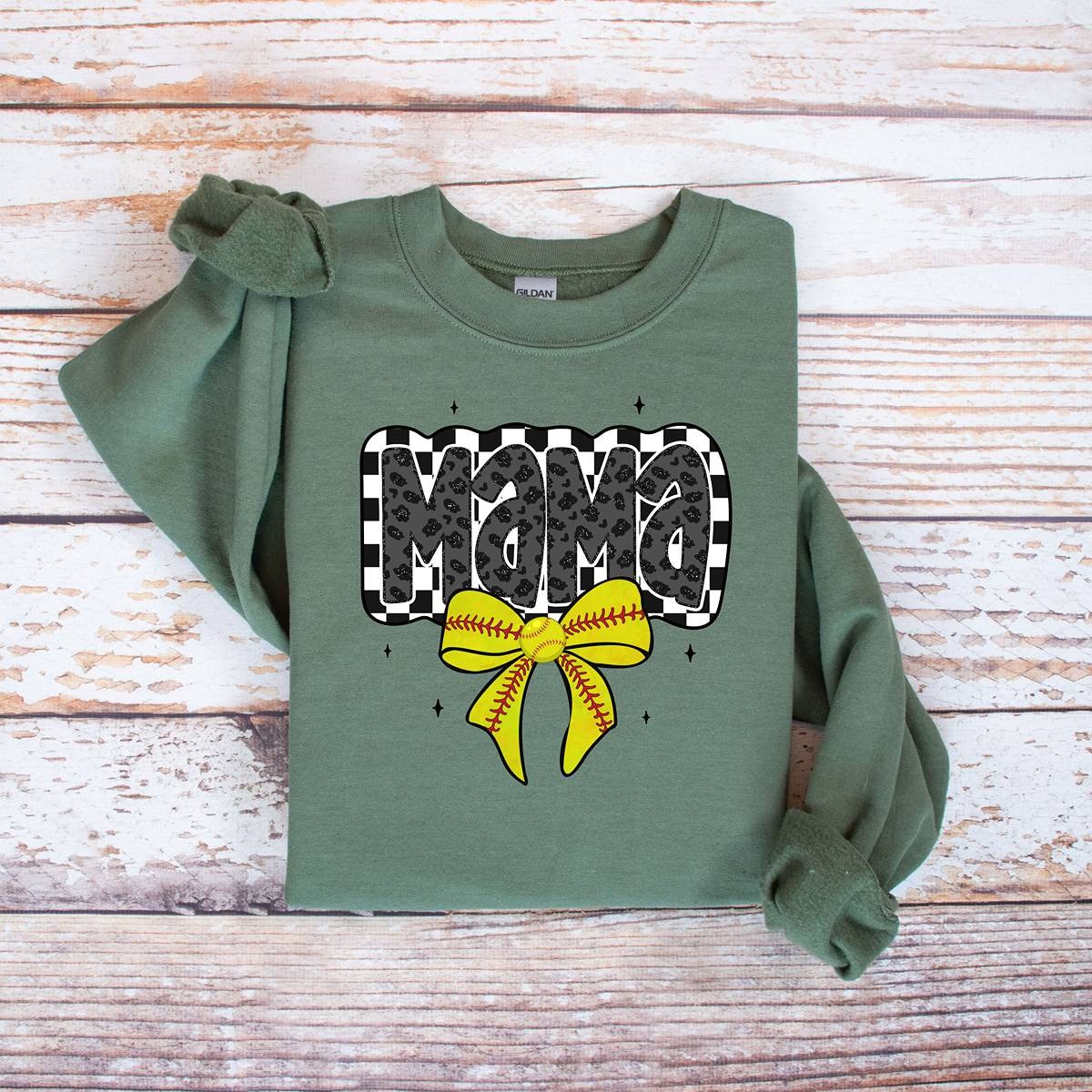 The Cutest Softball Mama Unisex Fit Pullover Sweatshirt