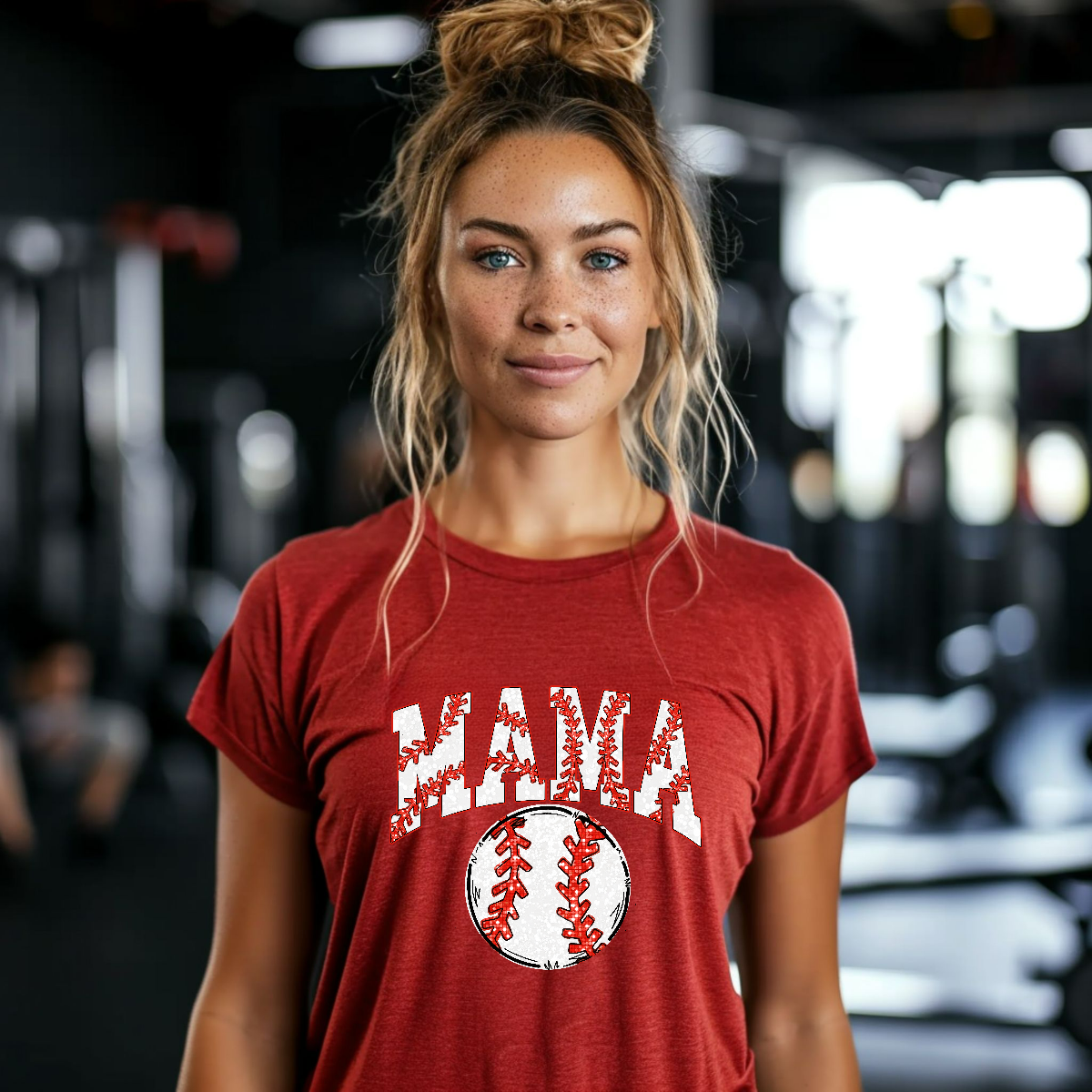 Mama-Cute Baseball Mama Unisex Fit T-Shirt
