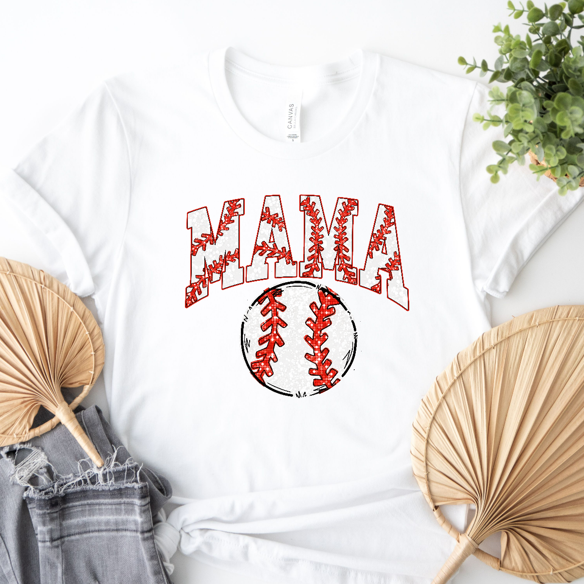 Mama-Cute Baseball Mama Unisex Fit T-Shirt