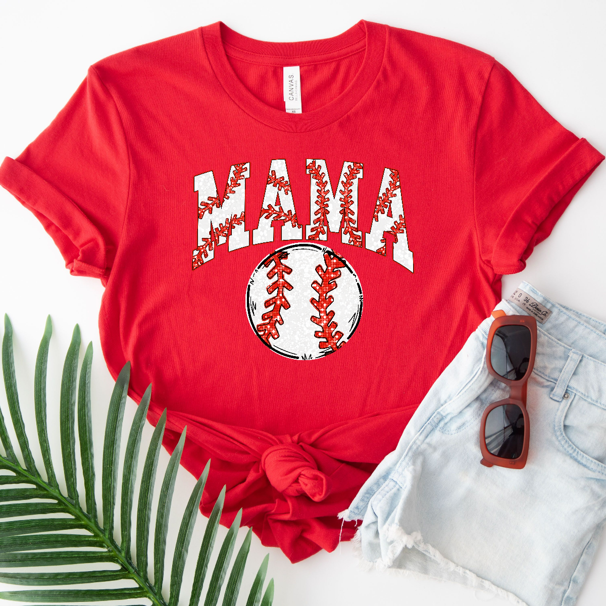 Mama-Cute Baseball Mama Unisex Fit T-Shirt