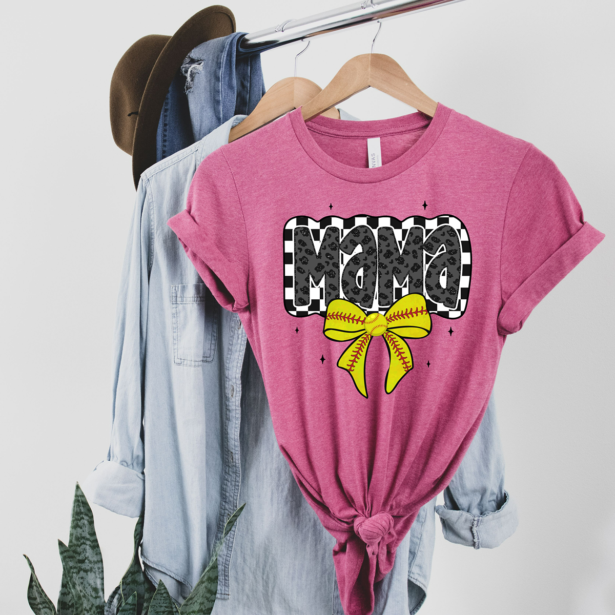The Cutest Softball Mama Classic Fit T-Shirt