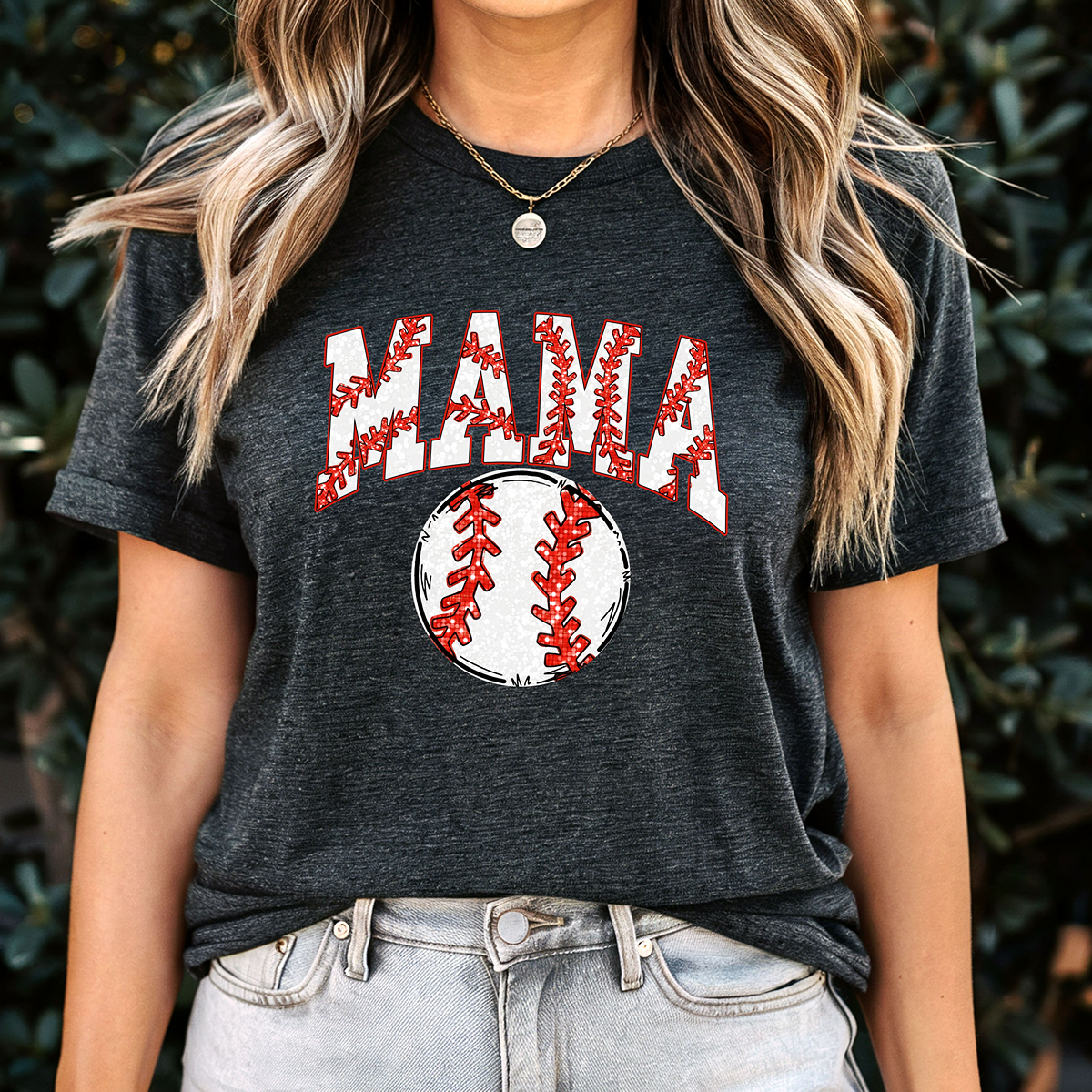 Mama-Cute Baseball Mama Unisex Fit T-Shirt