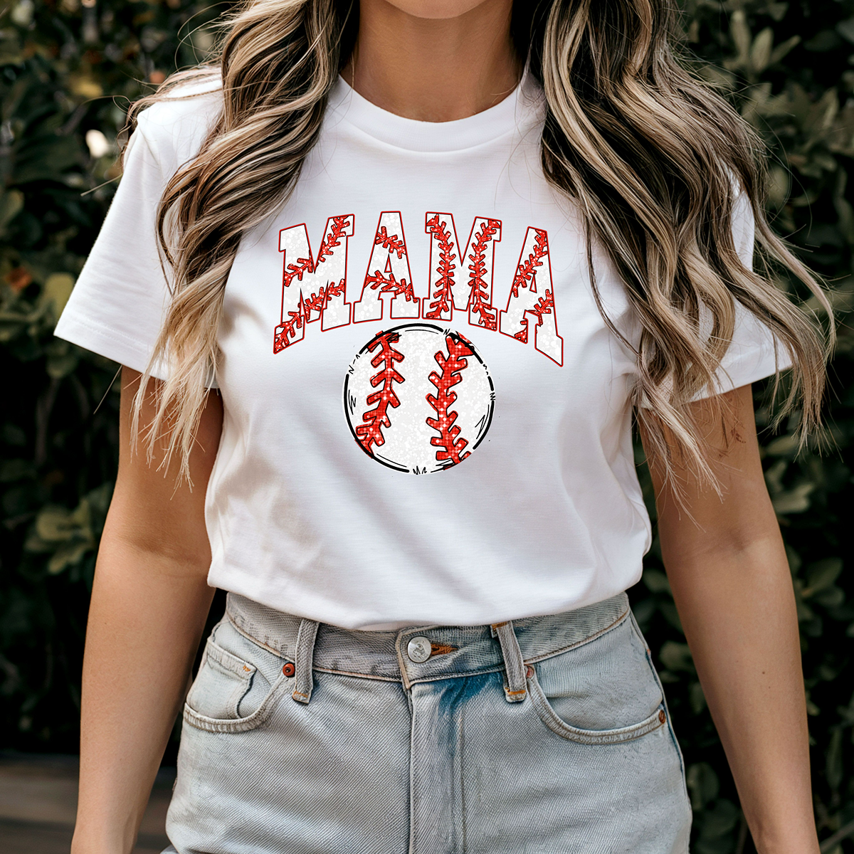 Mama-Cute Baseball Mama Unisex Fit T-Shirt