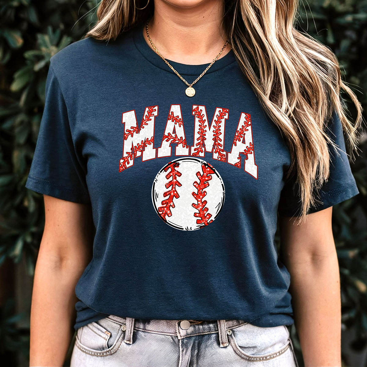 Mama-Cute Baseball Mama Unisex Fit T-Shirt