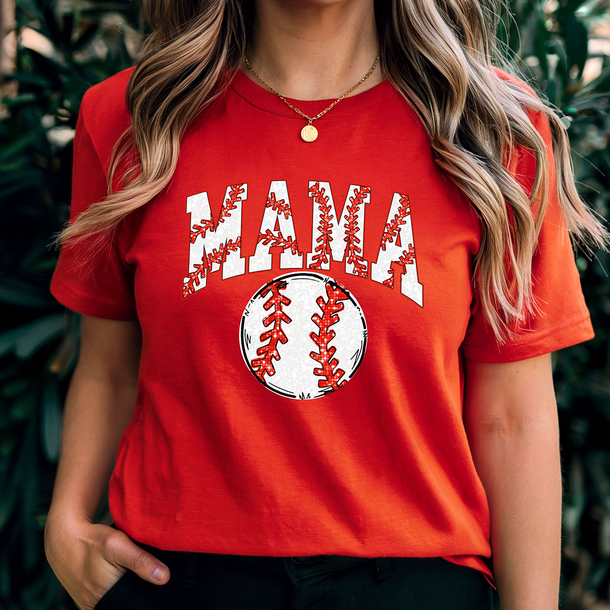 Mama-Cute Baseball Mama Unisex Fit T-Shirt