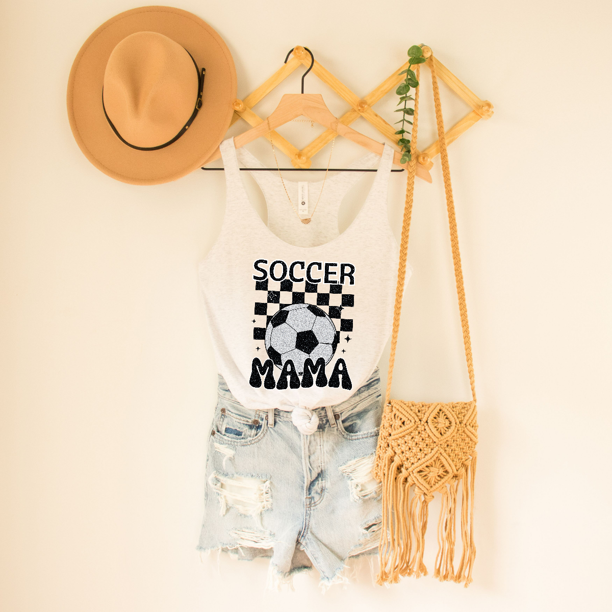 Soccer Mama Women's Cute Racerback Tank