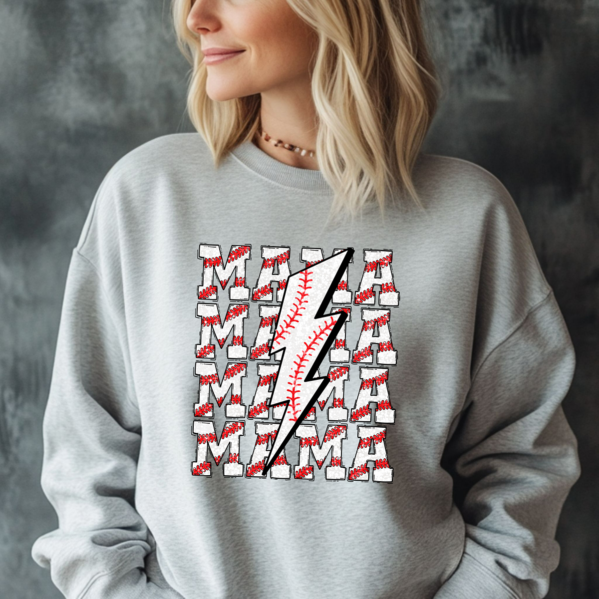 Baseball Babe- Mama Unisex Fit Sweatshirt
