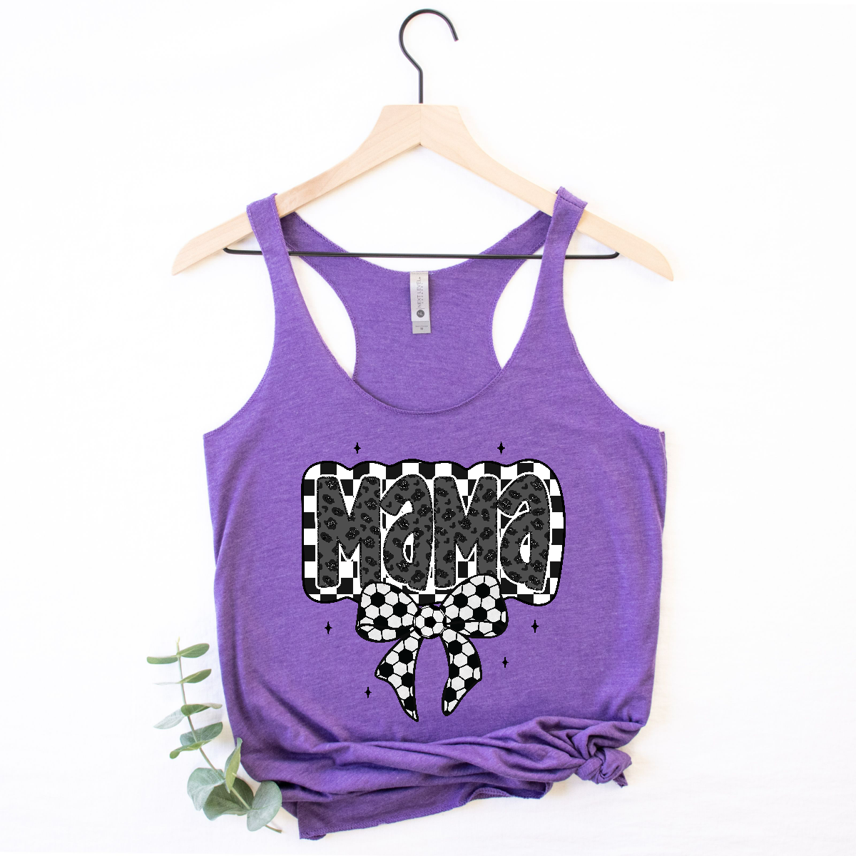 Super Cute Soccer Mama Women's Racerback Tank
