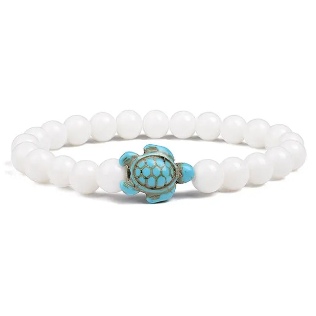 Ocean Turtles Stone Bracelet