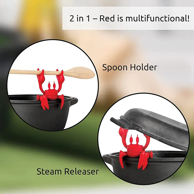 Red Crab Heatproof Spoon Holder