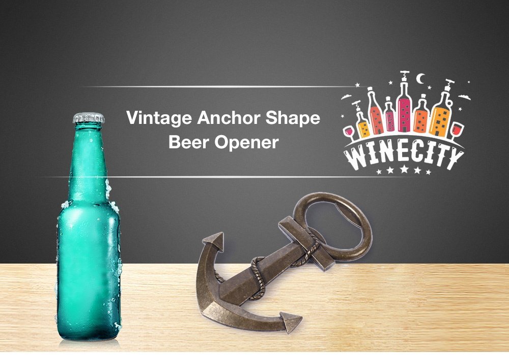 Vintage Anchor Bottle Opener