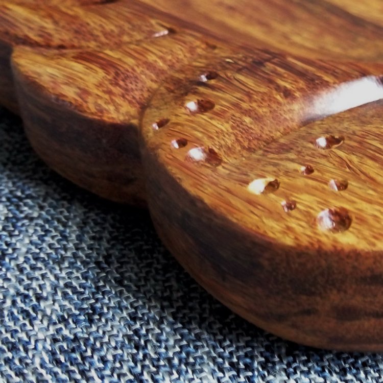Crab Design Bamboo Tray