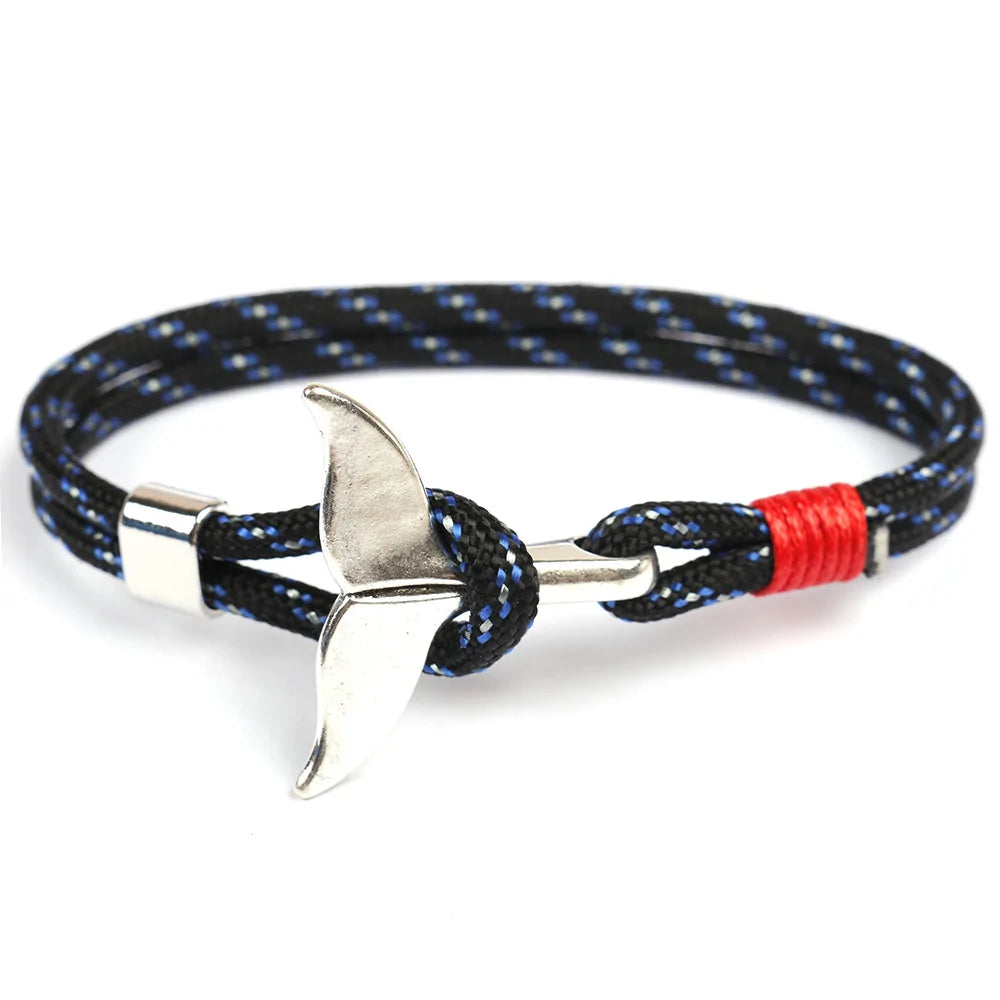 Paracord Whale Tail Hope Bracelet