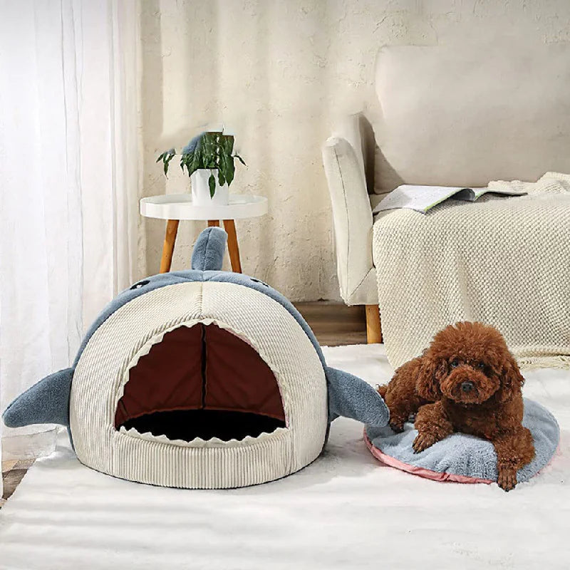 Cozy Shark Pet Lounge