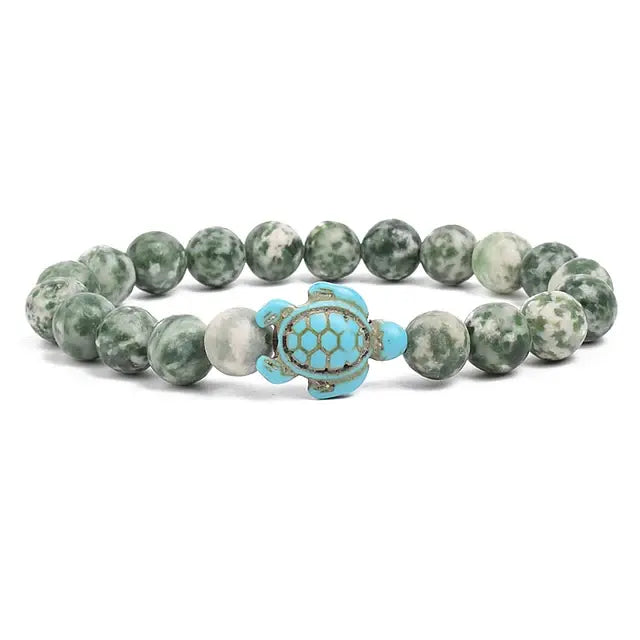 Ocean Turtles Stone Bracelet