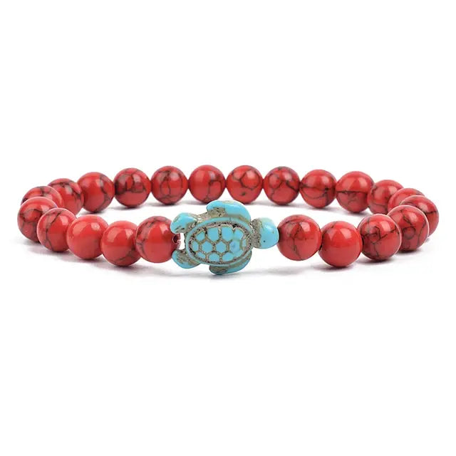 Ocean Turtles Stone Bracelet