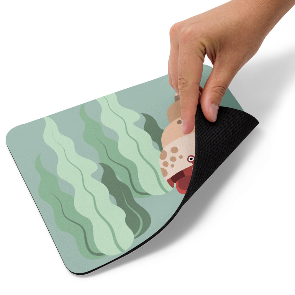 Hermit Crab Under the Sea Mouse pad Mat