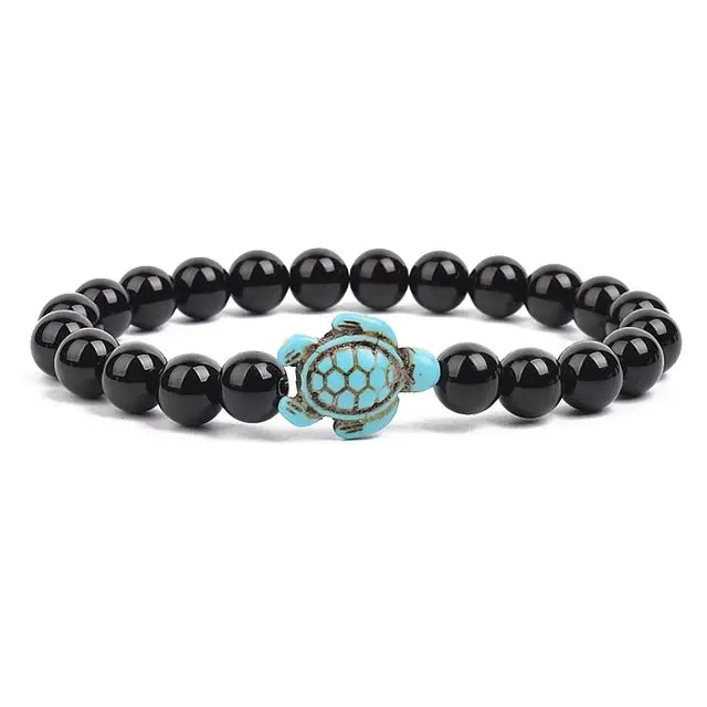 Ocean Turtles Stone Bracelet