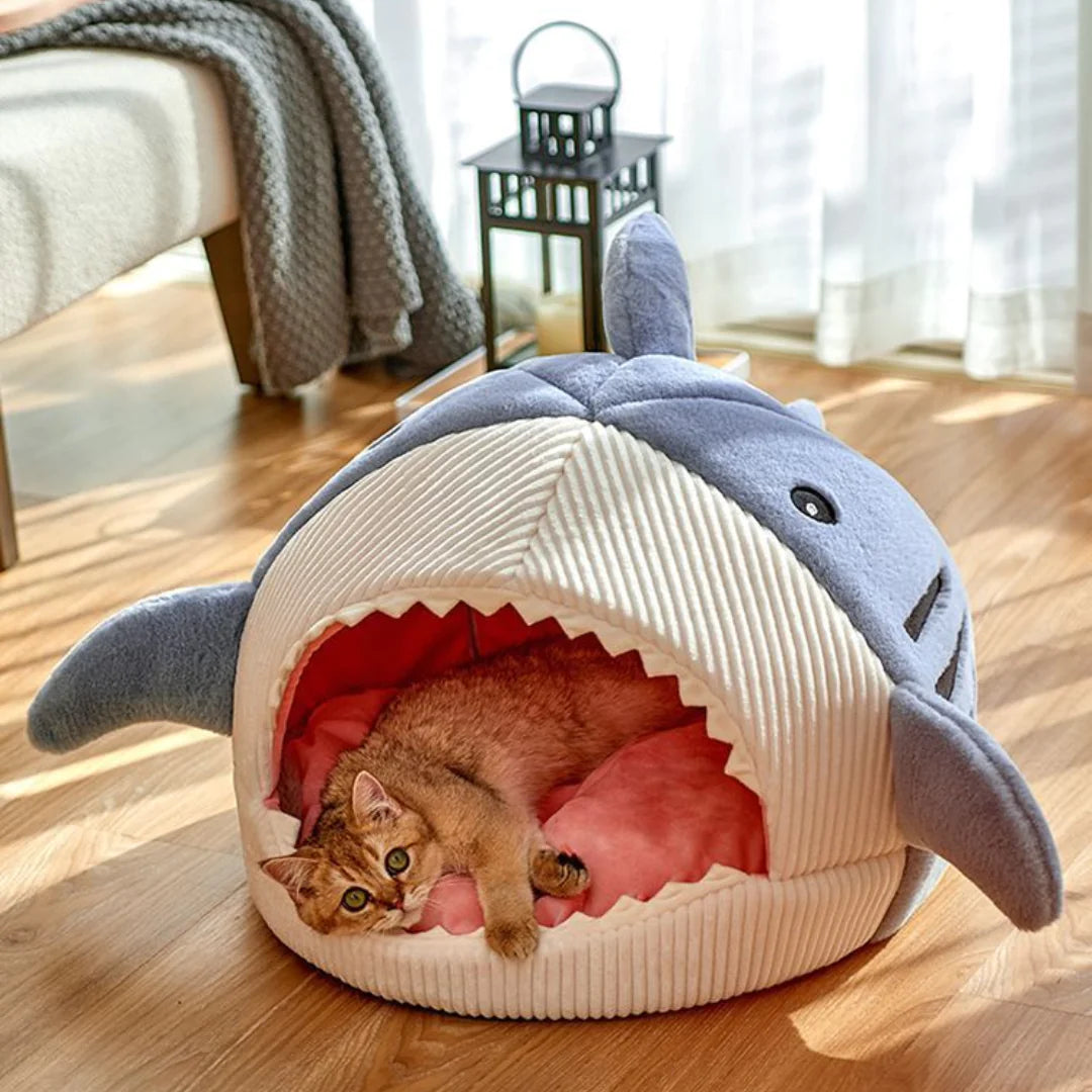 Cozy Shark Pet Lounge