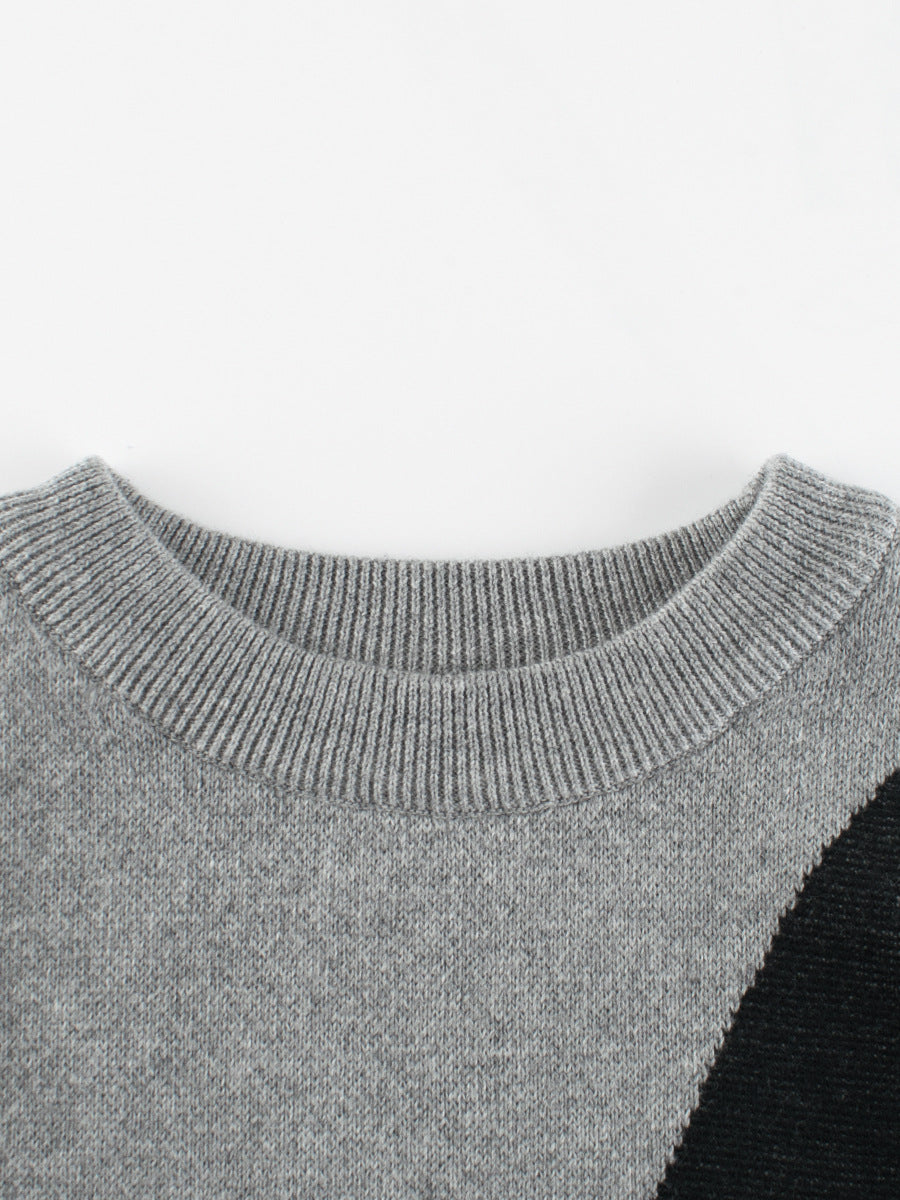 Baby Boy Kids Fish and Shark Pattern Crew Neck Long Sleeves Knitwear